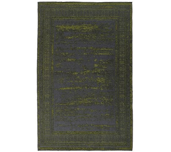 Tapis De Salon Ivo En Polyester - Vert - 120x170 Cm