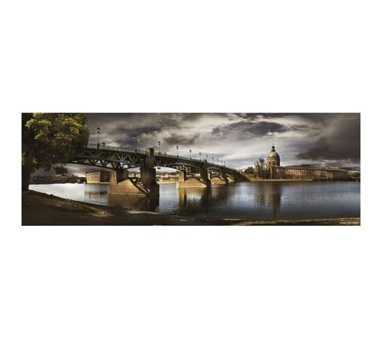 Tableau Sur Toile Pont Saint-pierre Toulouse 45x135 Cm