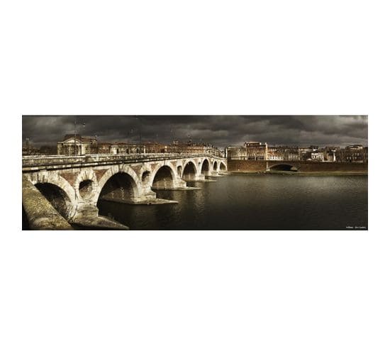 Tableau Sur Toile Pont Neuf Toulouse 30x97 Cm