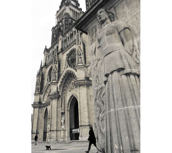 Tableau Sur Toile Cathédrale Sainte Croix 45x65 Cm