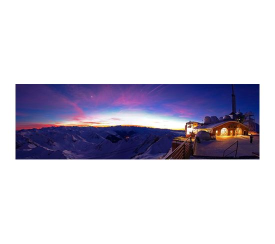 Tableau Sur Toile Pic Du Midi Bigorre 30x97 Cm