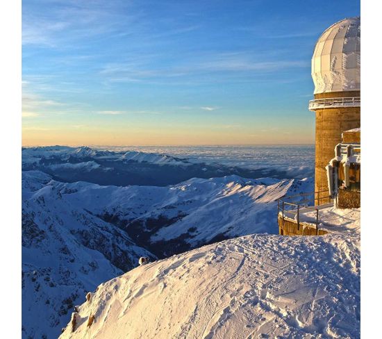 Tableau Sur Toile Pic Du Midi Bigorre 45x45 Cm