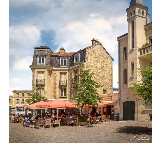 Tableau Sur Toile Brasserie Cardinal Reims 65x65 Cm