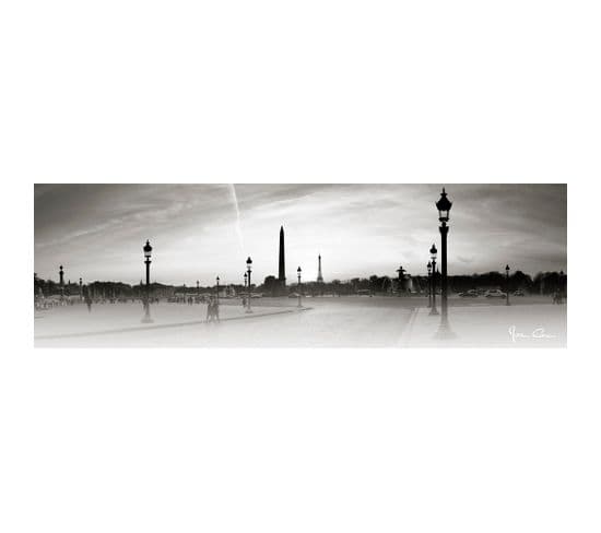 Tableau Sur Toile Place De La Concorde Paris 30x97 Cm