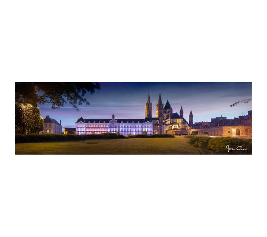 Tableau Sur Toile Abbaye Aux Hommes De Caen 30x97 Cm