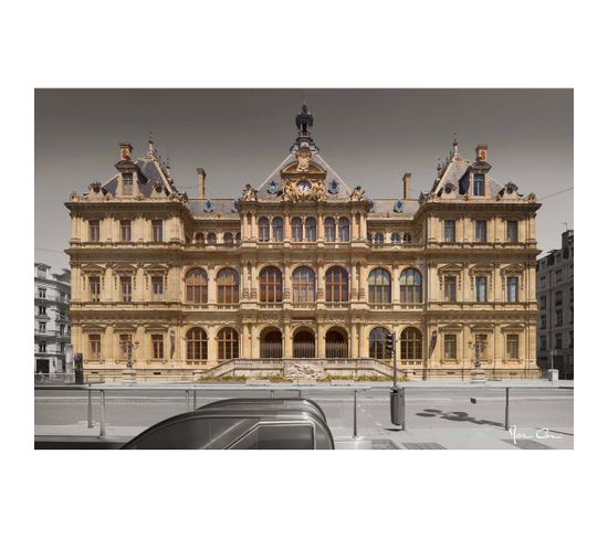 Tableau Sur Toile Palais De La Bourse De Lyon 45x65 Cm