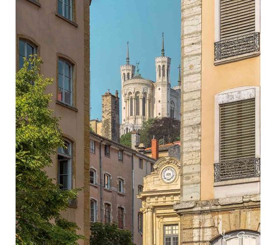 Tableau Sur Toile Place Ennemond Fousseret Lyon 65x65 Cm