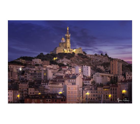 Tableau Sur Toile Notre-dame De Marseille 30x45 Cm