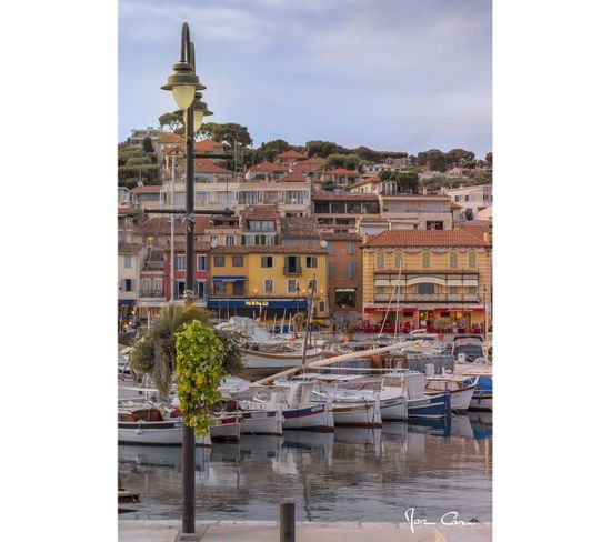 Tableau Sur Toile Port De Cassis 30x45 Cm