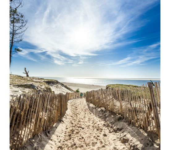 Tableau Sur Toile Dune Du Pilat 90x90 Cm