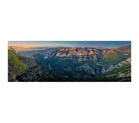 Tableau Sur Toile Gorge Du Verdon 45x135 Cm