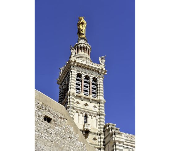 Tableau Sur Toile Basilique De Marseille 45x65 Cm