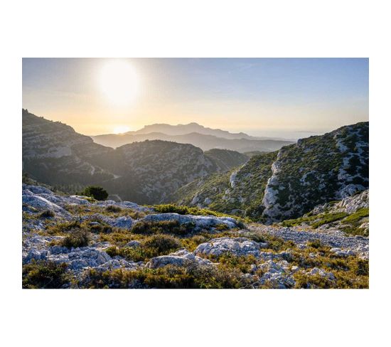 Tableau Sur Toile Massif Calanque 45x65 Cm