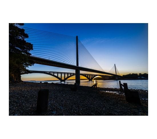 Tableau Sur Verre Pont Albert Louppe 30x45 Cm