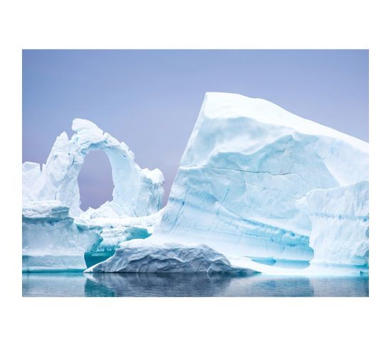 Tableau Sur Verre Synthétique Iceberg 65x97 Cm