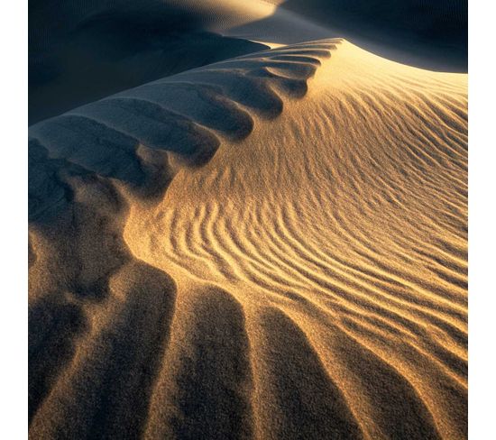 Tableau Sur Verre Grande Dune 30x30 Cm