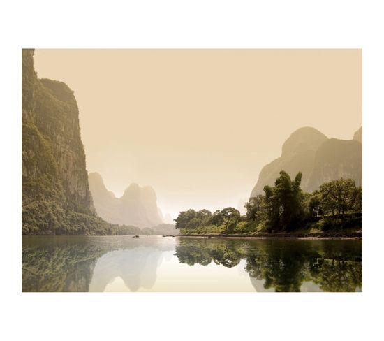 Tableau Sur Toile Li River 100x140 Cm