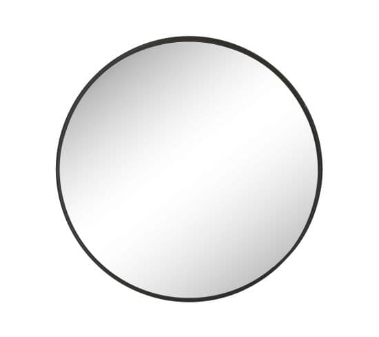 Sia - Miroir Rond Ø100cm - Couleur - Noir