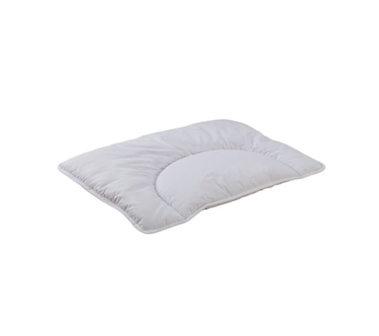 Oreiller Bébé Enveloppe Coton Bio - Bien-être 35 X 45 Cm Blanc