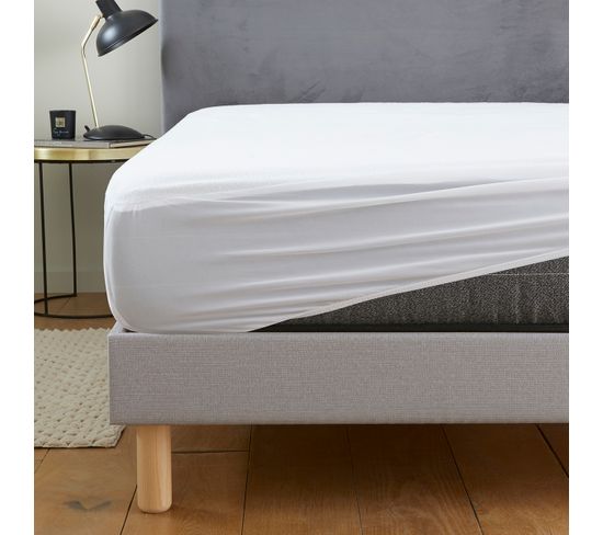 Alèse - Protège Matelas Extra Imperméable 90 X 190 Cm Blanc