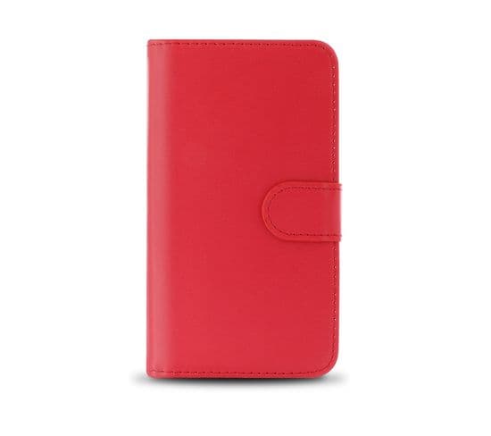 Etui Folio Slide Universel Taille Xxl - Rouge