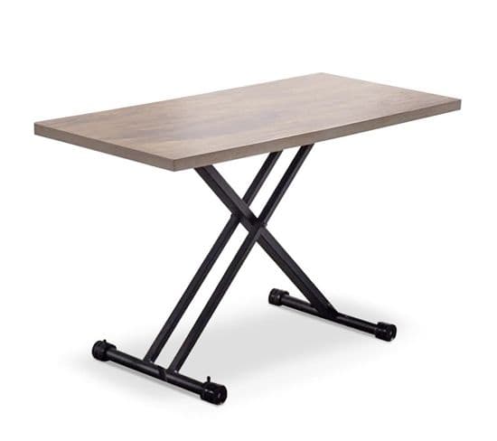 Table Basse Relevable "becca" 120cm Chêne