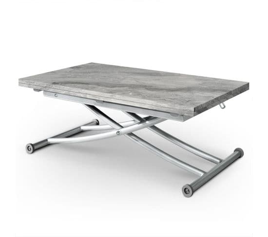 Table Basse Rectangulaire "higher" 114cm Gris