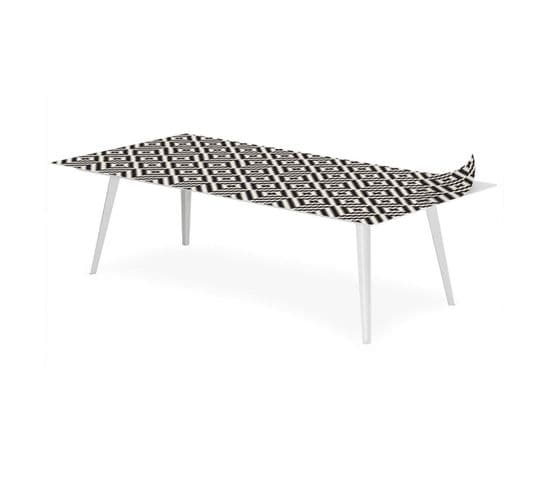 Table Basse 1 Cover "contraste I" 120cm Blanc