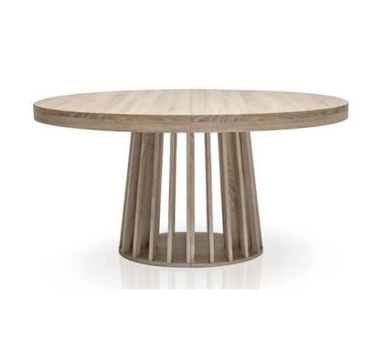 Table De Repas Extensible "laize" 150-300cm Naturel