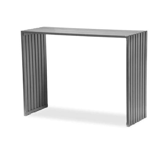 Console Design En Métal "equalise" 106cm Argent