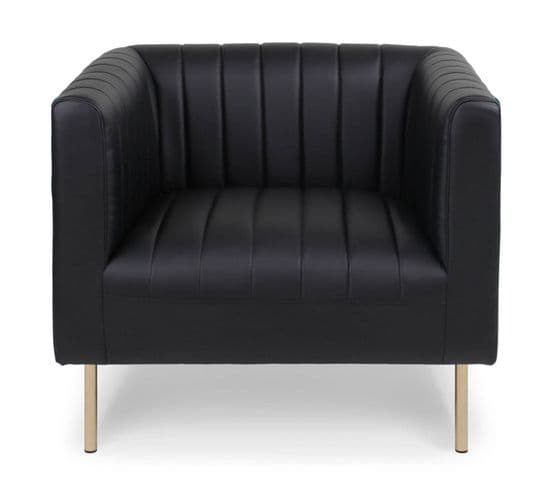 Fauteuil Design "taylor" 84cm Noir