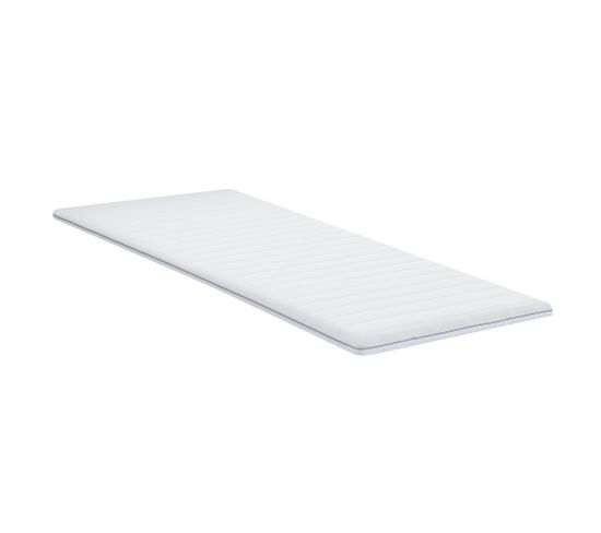 Surmatelas Mousse Mémoire De Forme Déhoussable et Lavable Dimensions - 90 X 190 Cm