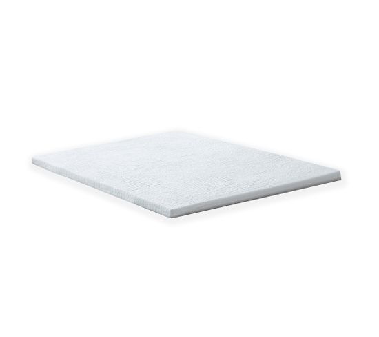 Surmatelas Mousse à Mémoire De Forme 140 X 190 Cm Déhoussable