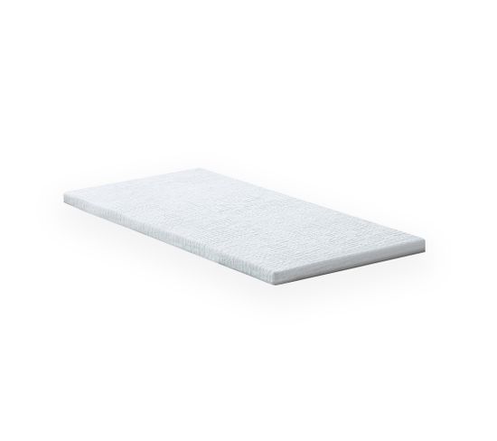 Surmatelas Mousse à Mémoire De Forme 90 X 200 Cm Déhoussable