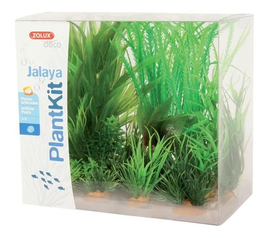 Kit De 6 Plantes Artificielles Jalaya N1 - Pour Aquarium