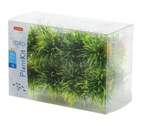 Kit De 16 Plantes Artificielles Gazonnantes Idro - Pour Aquarium