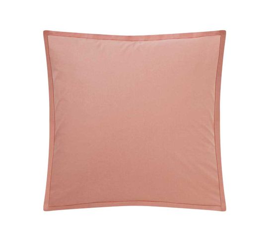 Taie D'oreiller En Coton Rose Solaire 65x65 Made In France