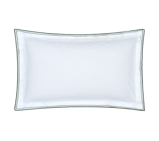 Taie D'oreiller En Coton Blanc 65x65