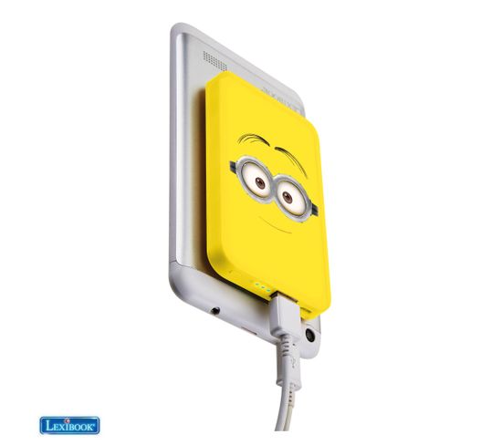 Les Minions Power Bank  4000 Mah Avec Ventouses