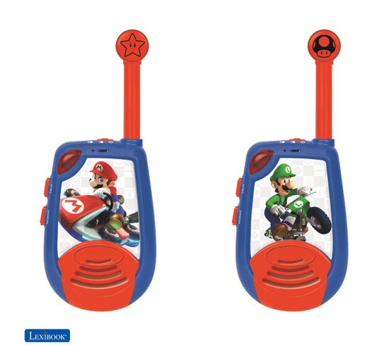 Talkie-walkies Digitaux Mario Kart Portée 2km Fonction Morse