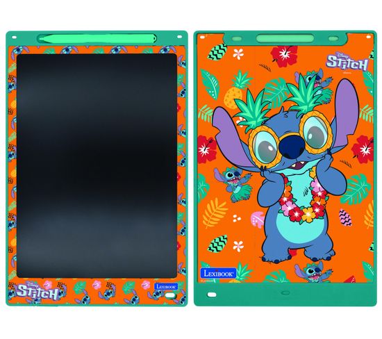 Tablette à Dessins Éducative Encre Électronique Multicolore 28cm Avec Pochoirs Stitch