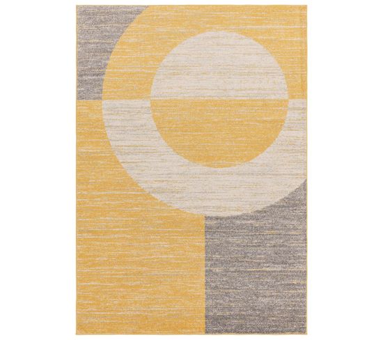 Tapis Bibo En Polypropylène - Jaune - 200x290 Cm