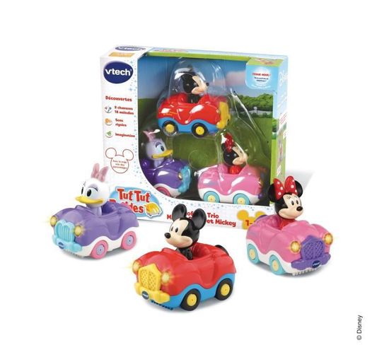 Coffret Trio Minnie/mickey (cabri Minnie + Cabrio Daisy + Cabrio Mickey)