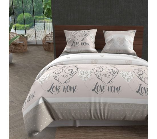 Parure De Lit Valentine Naturel 240x220