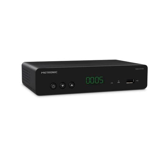 Décodeur Tnt Zapbox Eh-d3 Hevc Double Tuner - Noir