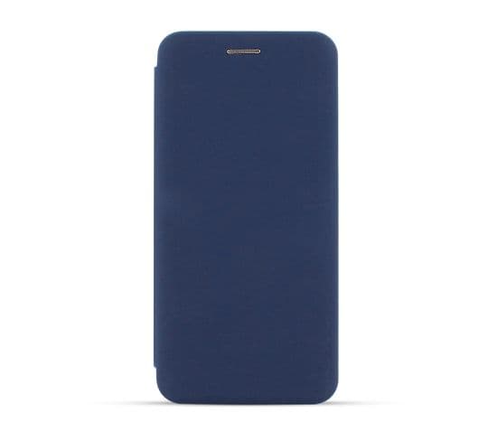 Etui Folio Soft Touch Pour iPhone 14 - Bleu