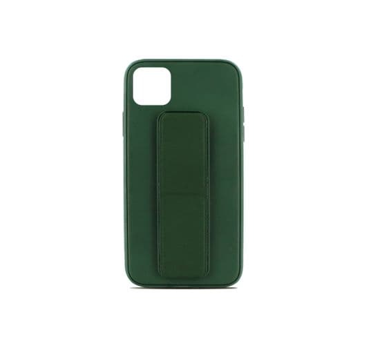 Coque Semi-rigide Magnétique Avec Support Pour iPhone 12 Mini - Verte