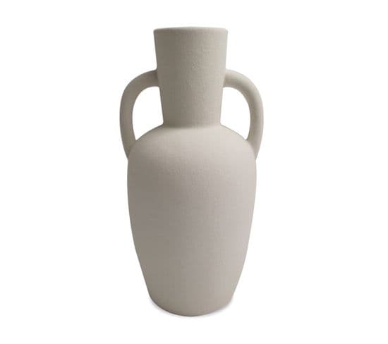 Vase Ceramic Norma Blanc Texturé