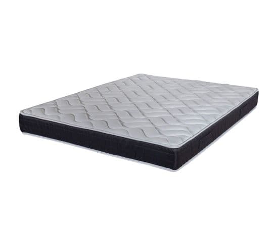 Matelas 140x190 Malta - Mousse - Hauteur 20 Cm - 3 Zones - Soutien Très Ferme