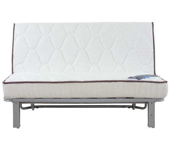 Banquette lit BZ Slyde SIMMONS SWAG RESSORTS 160 cm sans housse